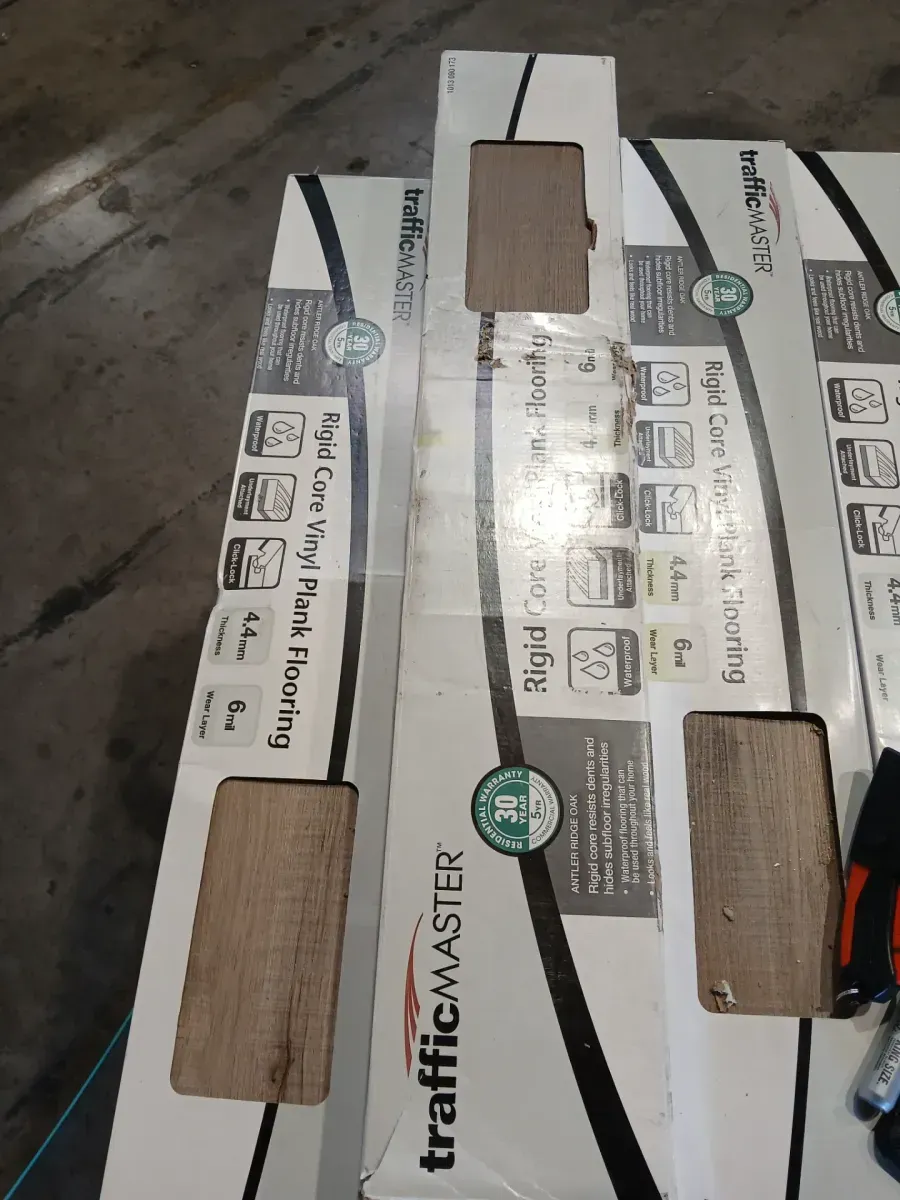 ***Saces of 36(862.2sq. ft./)***CaseAntler Ridge 6 MIL x 6 in. x 36 in. Rustic Brown Waterproof Click Lock Luxury Vinyl Plank Flooring (23.95) - image 2