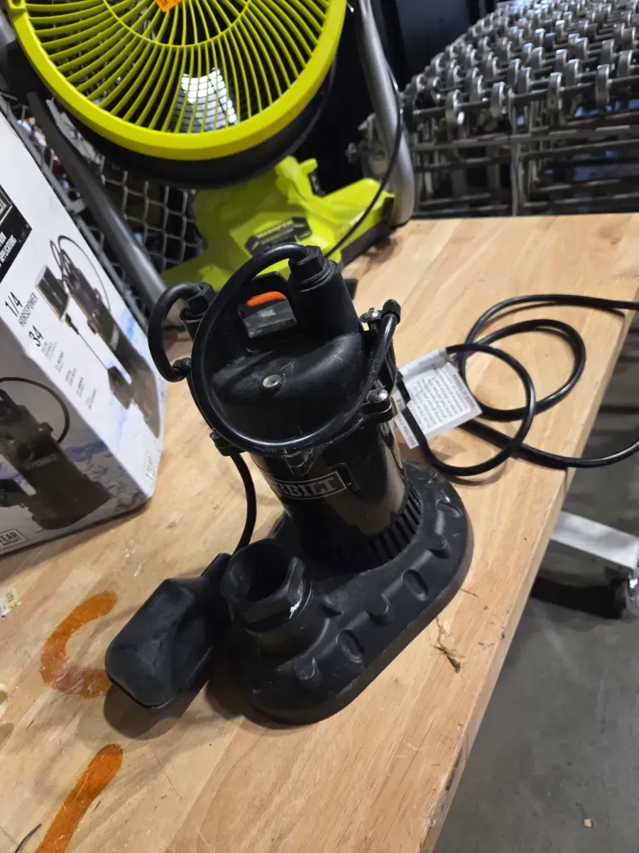 1/4 HP Aluminum Submersible Sump Pump Vertical Switch - image 2