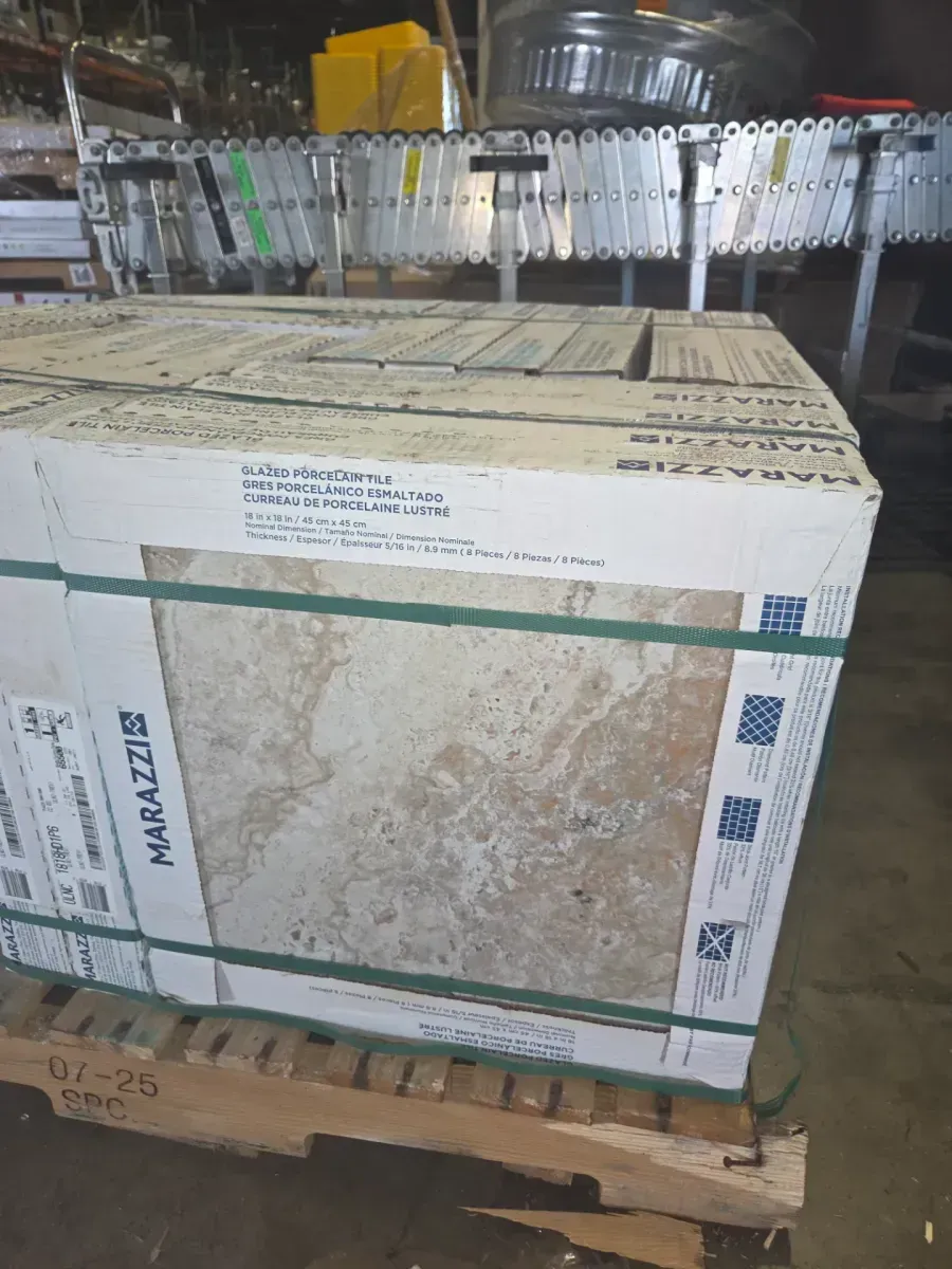 *** Case of 20 (350sq. ft. /case)*** Marazzi Travisano Trevi 18 in. x 18 in. Porcelain Floor and Wall Tile (17.6 sq. ft. /case) - image 3