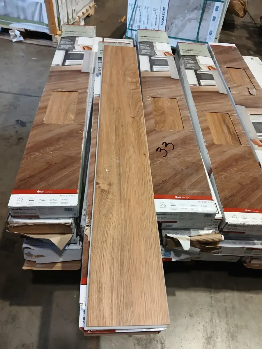 ***Cases of 33(724.35sq. ft./Case)***Birchwood Meadows  Oak 6 MIL x 6 in. W x 48 in. L Waterproof Click Lock Luxury Vinyl Plank Flooring (21.95) - image 2
