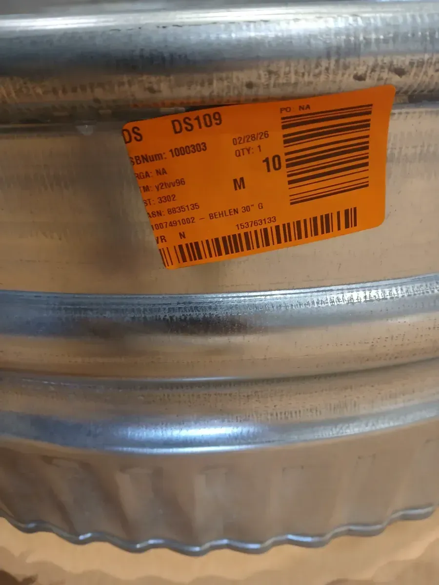 36 in. x 12 in. Round Galvanized Steel Wood Fire Ring - image 4