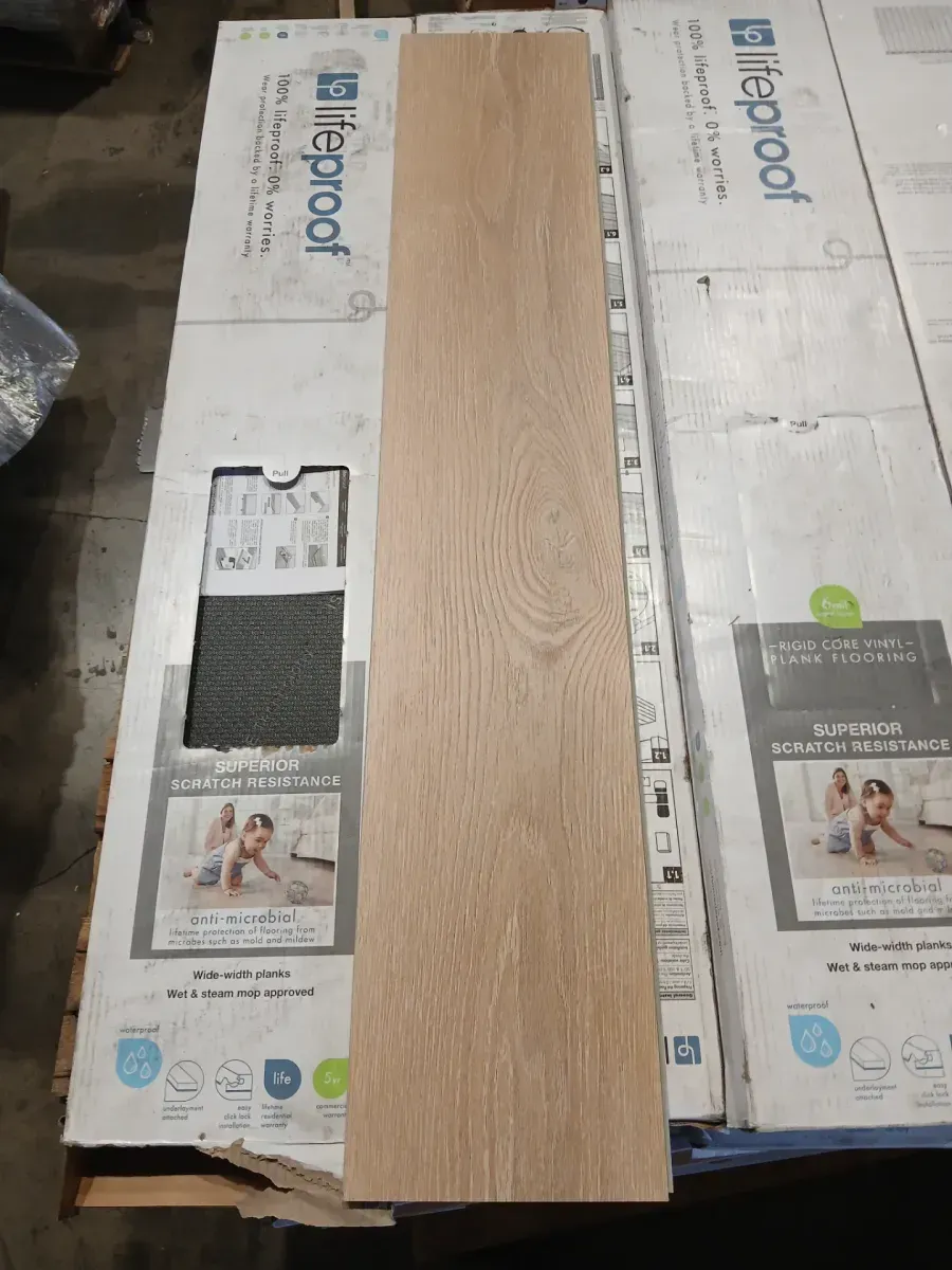 (***Cases of 10)(201sq. ft./Case)Dusk Cherry 6 MIL x 8.7 in. W x 48 in. L Click Lock Waterproof Luxury Vinyl Plank Flooring (20.1) - image 1