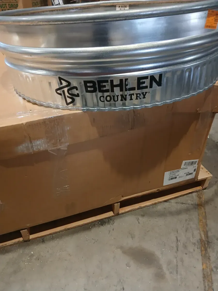 36 in. x 12 in. Round Galvanized Steel Wood Fire Ring - image 2