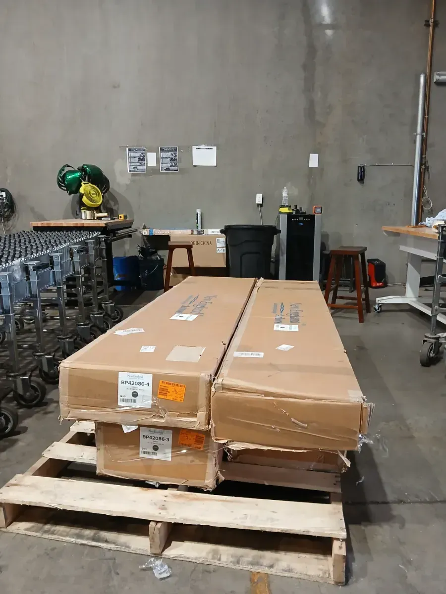 *** He is missing box number 5 *** 192"L x 144"W x 107"H Vinyl Valencia Attached Pergola, White, VA42086 - image 6