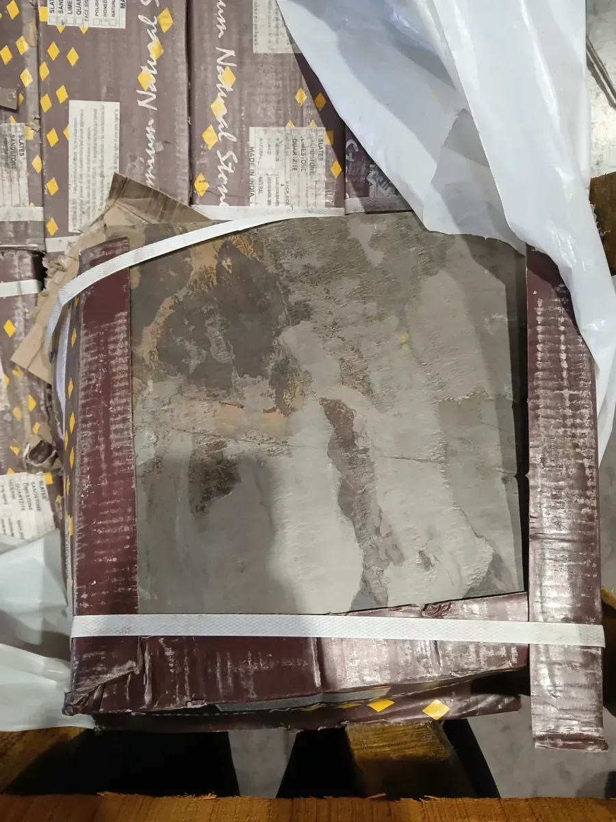 *** Case of 22 ( 220 sq. ft./Case)*** Rustique Earth Gauged Natural Slate Square Tile 12 in. x 12 in., Floor and Wall (10 sq. ft./Case) - image 2