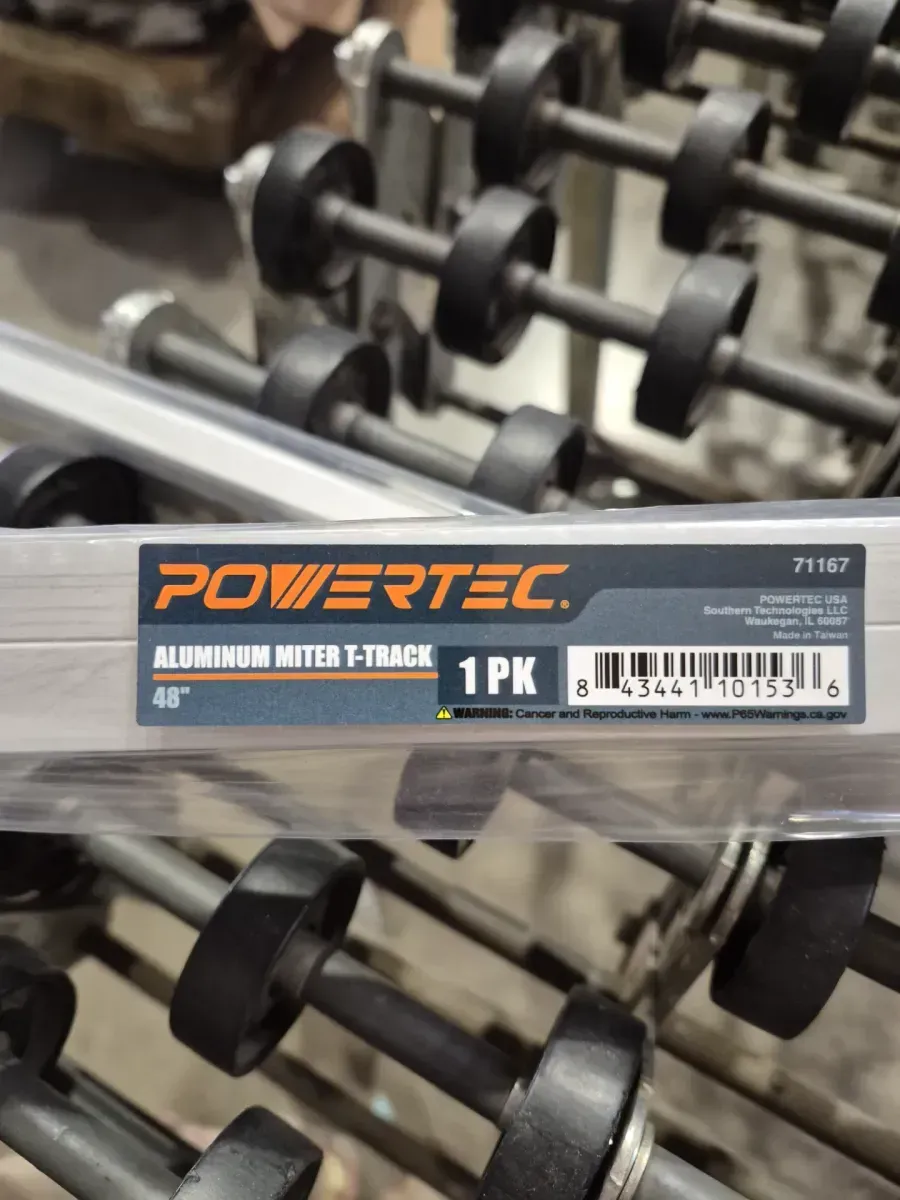 48 in. Aluminum Miter T-Track for Router Table, Works with Table Saw Sled, Miter Gauge, Featherboard, Miter Bar - image 3