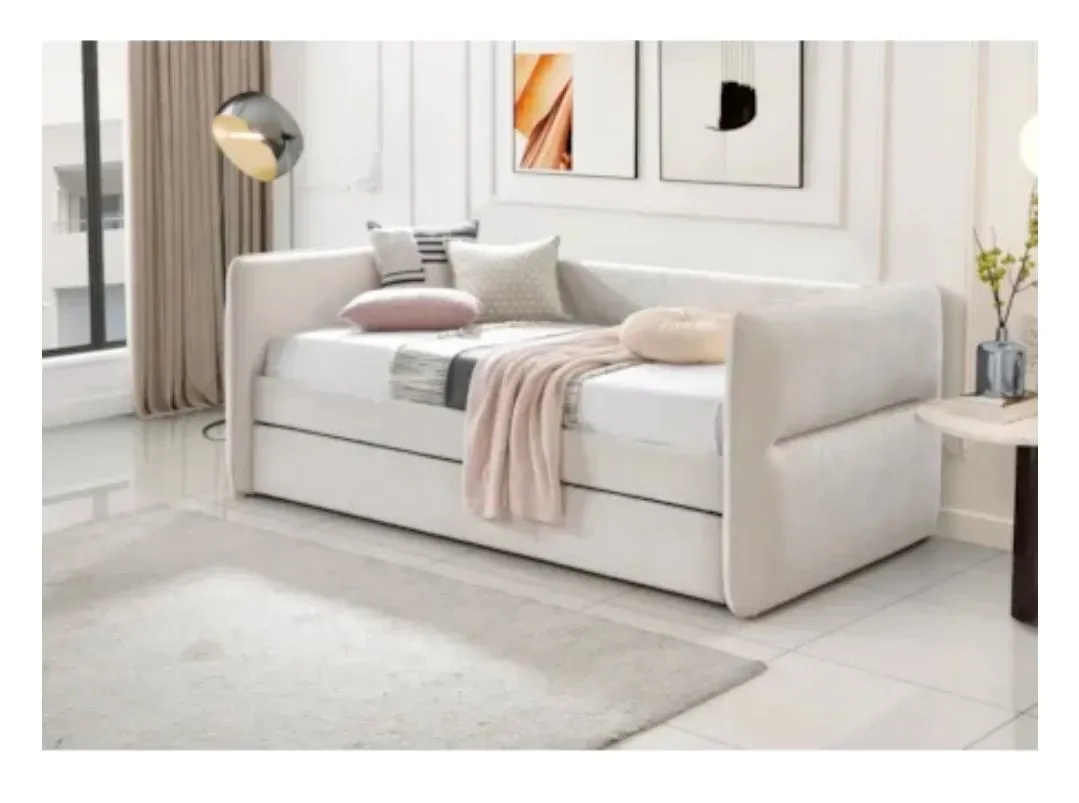Contemporary Upholstered Daybed 76.77" W × 43.3" D × 31.37" H - image 1