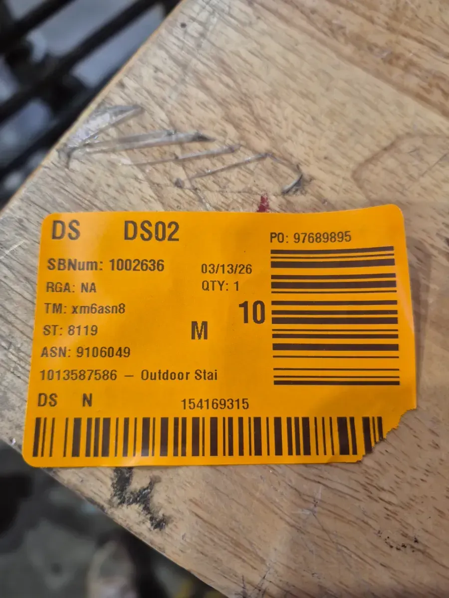 Outdoor Stair Handrail 165 lbs. Load, 36 in. x 35 in. Black, Aluminum, Adjustable 0-30° for 2-3 Steps, Stair Railing Kit - image 2