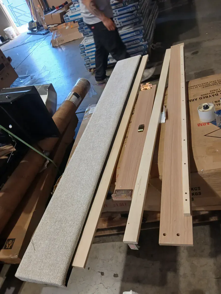 Contemporary Upholstered Daybed 76.77" W × 43.3" D × 31.37" H - image 5