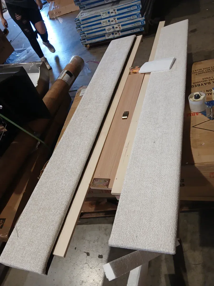 Contemporary Upholstered Daybed 76.77" W × 43.3" D × 31.37" H - image 6