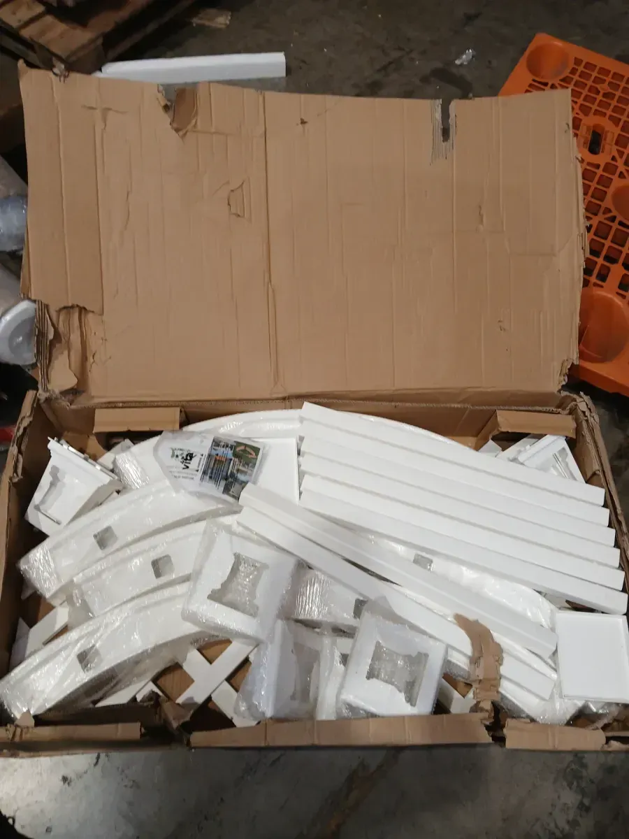 Nantucket 102 in. x 28 in. Arbor with Gate, Vinyl, White - image 3