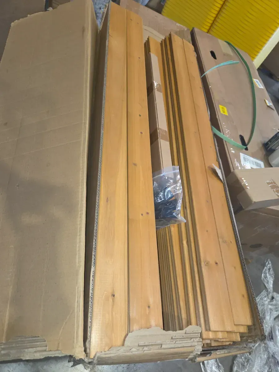 46 in. L x 20 in. W x 58 in. H Cedar Potting Bench - image 2