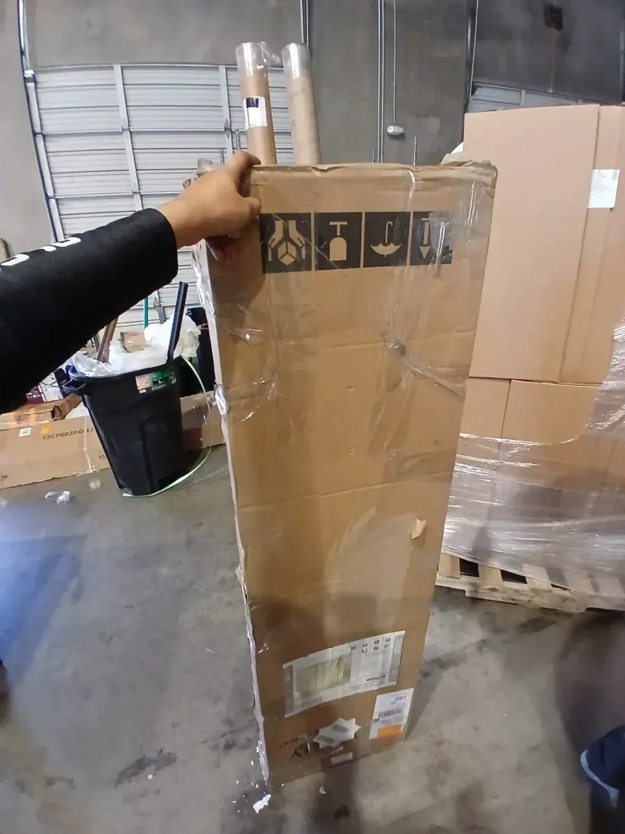 Triton 44 in. W x 55 in. H Bi-Fold Framed Bath Screen Tub Door in Chrome with Clear Glass - image 5