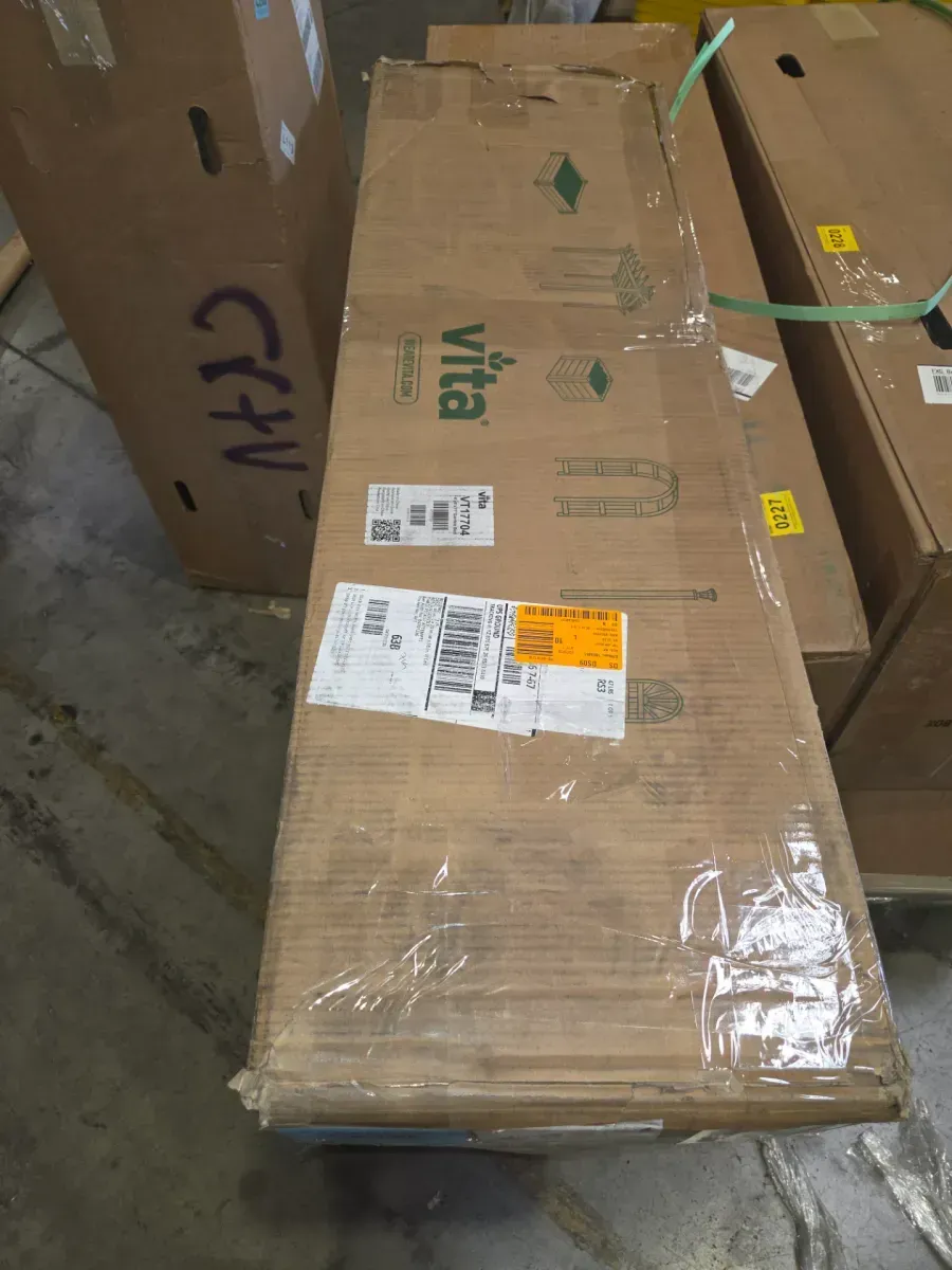 46 in. L x 20 in. W x 58 in. H Cedar Potting Bench - image 6