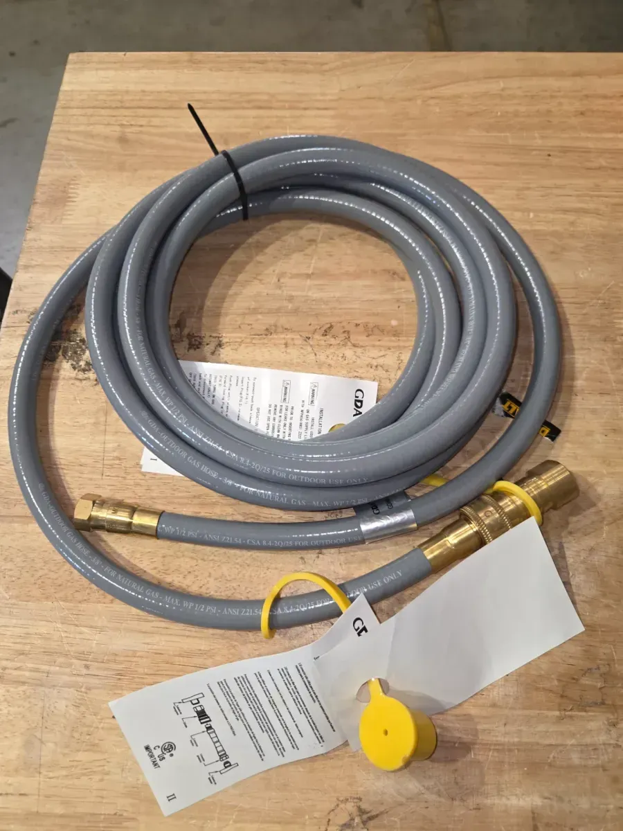 20 Foot Quick Connect Natural Gas Hose Kit - image 3