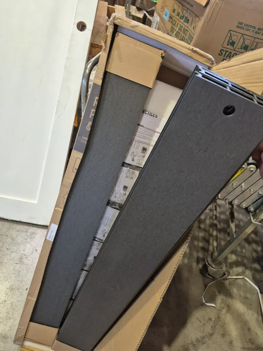 One Inch Series 4 ft. x 8 ft. x 11 in. Weathered Wood Composite Raised Garden Bed - image 4