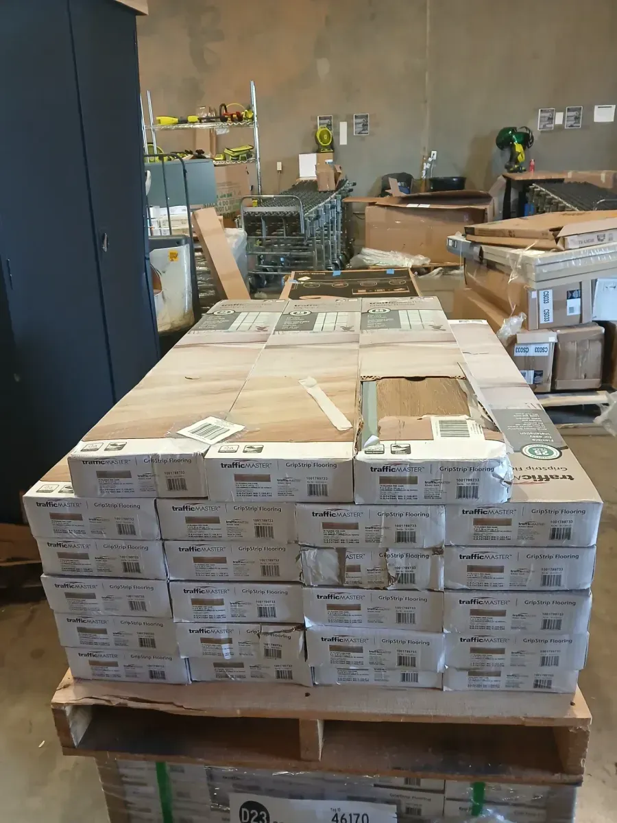 ***case of 23(552sqft)Khaki Oak 4 MIL x 6 in. W x 36 in. L Grip Strip Water Resistant Luxury Vinyl Plank Flooring (24 sqft/case) - image 5