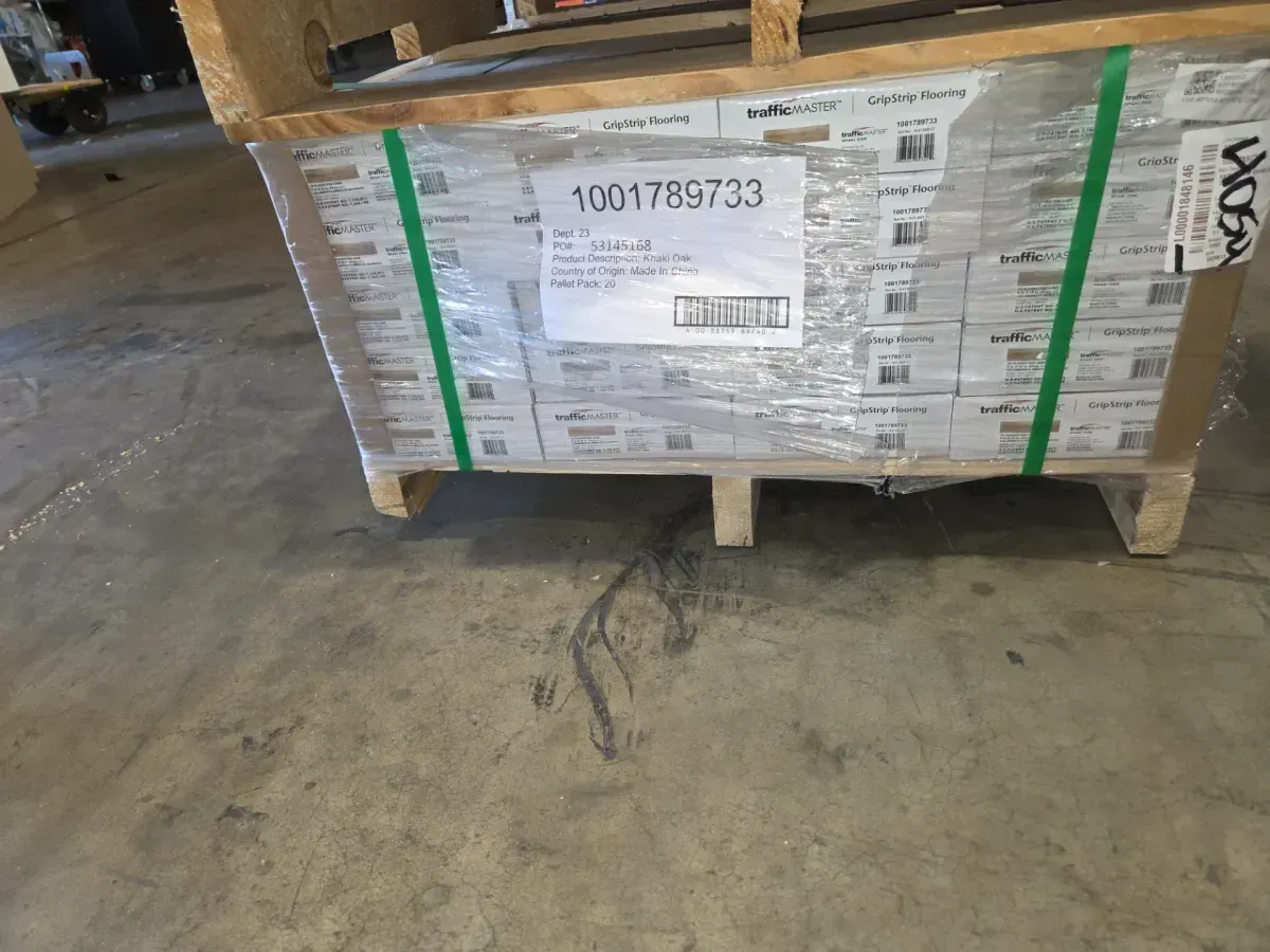 ***case of 23(552sqft)Khaki Oak 4 MIL x 6 in. W x 36 in. L Grip Strip Water Resistant Luxury Vinyl Plank Flooring (24 sqft/case) - image 4