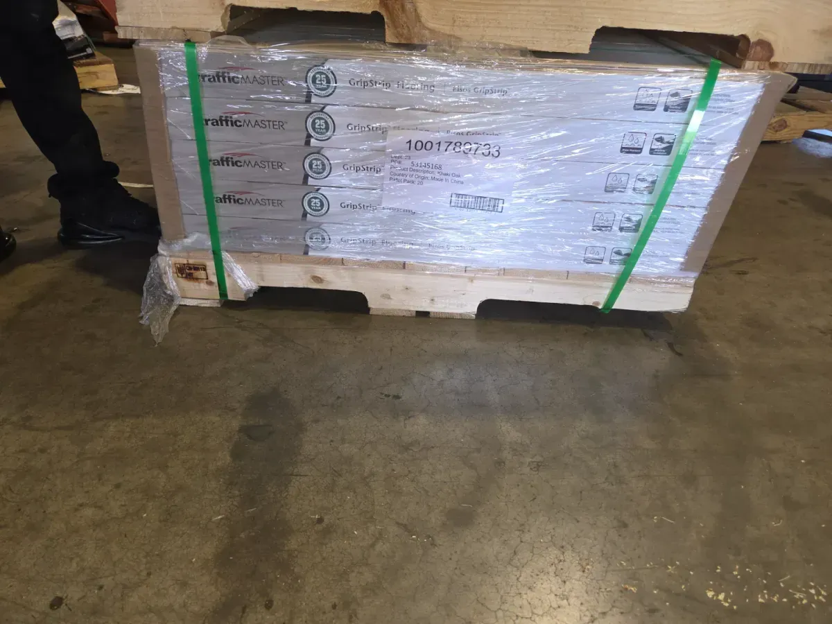 ***case of 23(552sqft)Khaki Oak 4 MIL x 6 in. W x 36 in. L Grip Strip Water Resistant Luxury Vinyl Plank Flooring (24 sqft/case) - image 5