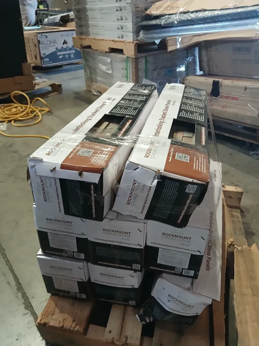 *** Case of 8 ( 48  sq. ft./Case)*** Natural Earth Ledger Panel 6 in. x 24 in. Splitface Slate Wall Tile (6 sq. ft./Case) - image 3