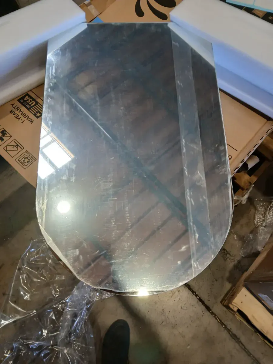 Embark 20 in. W x 32 in. H Arched Recessed/Surface Mount Medicine Cabinet with Mirror - image 3