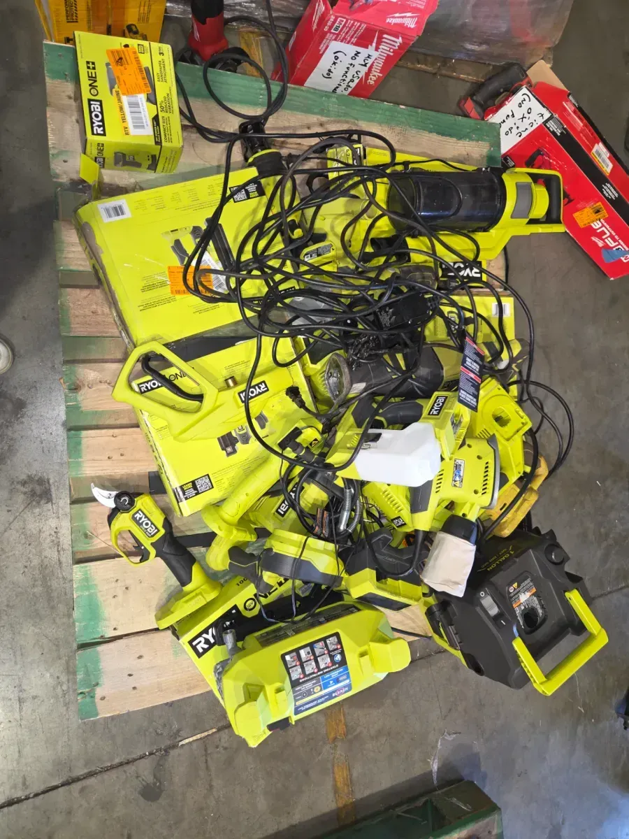 Pallete of 25 non functional ryobi items  - image 1