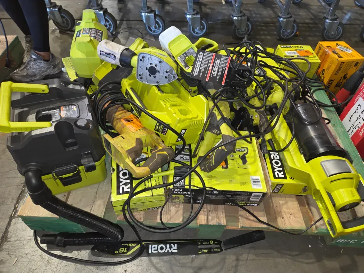 Pallete of 25 non functional ryobi items  - image 3