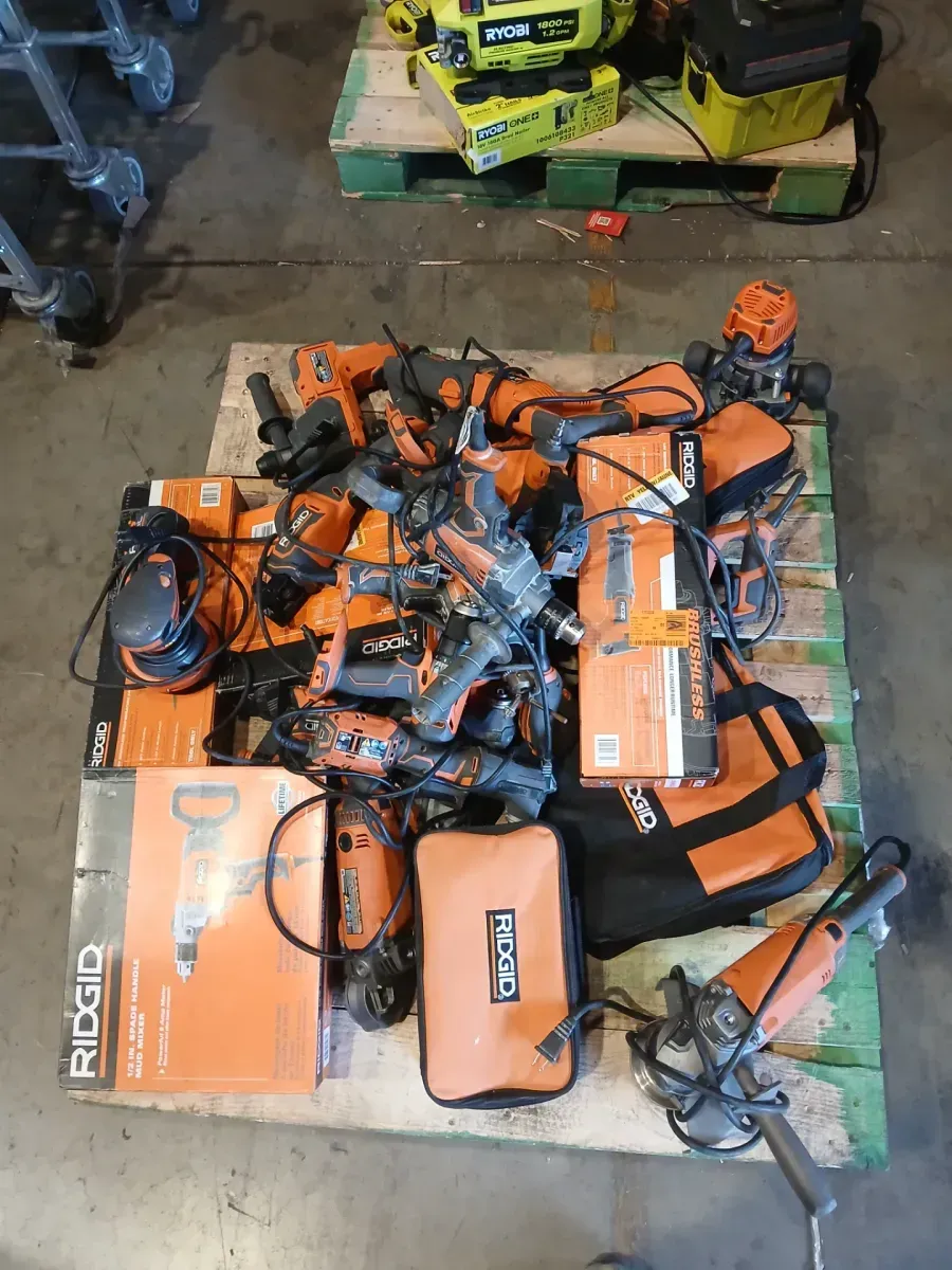 Pallet of 25 non functional  ridgid items   - image 3