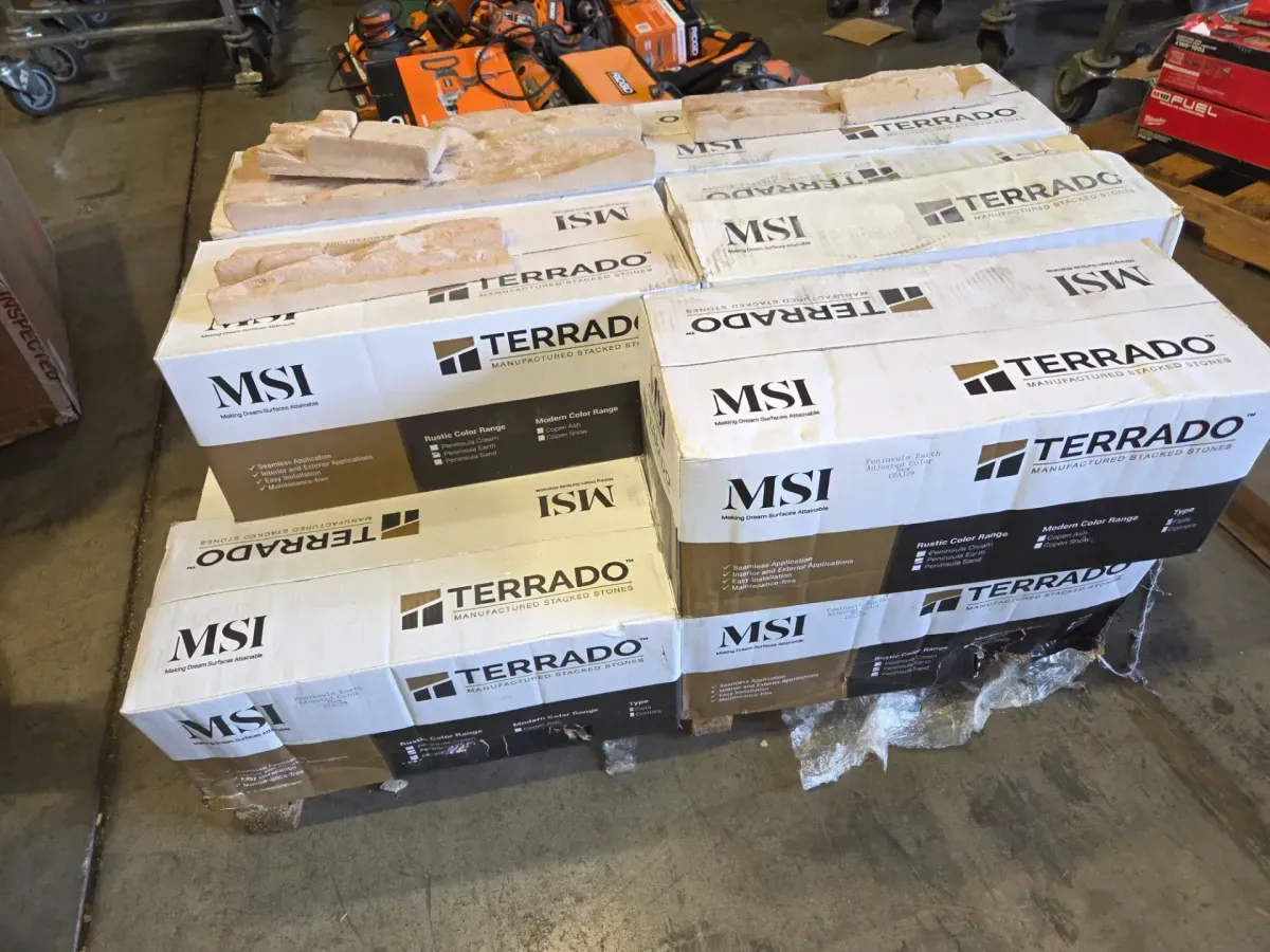 ***case of 11***Earthecho 9 in. W x  in. L Natural Ivory Manufactured Stone Flat Siding - image 3