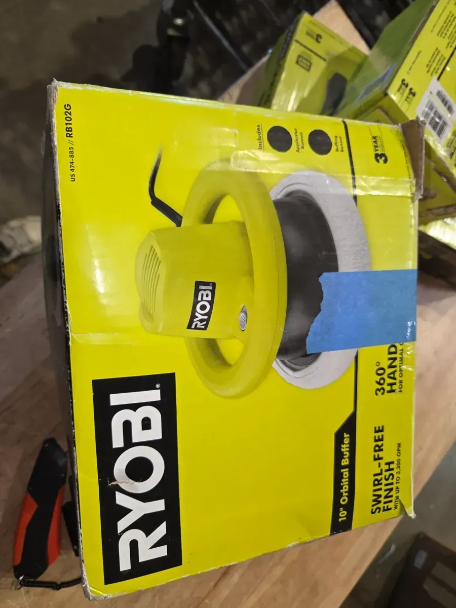 ***It doesn't come with the accessories.***0.75 Amp Corded 10 in. Orbital Buffer - image 5