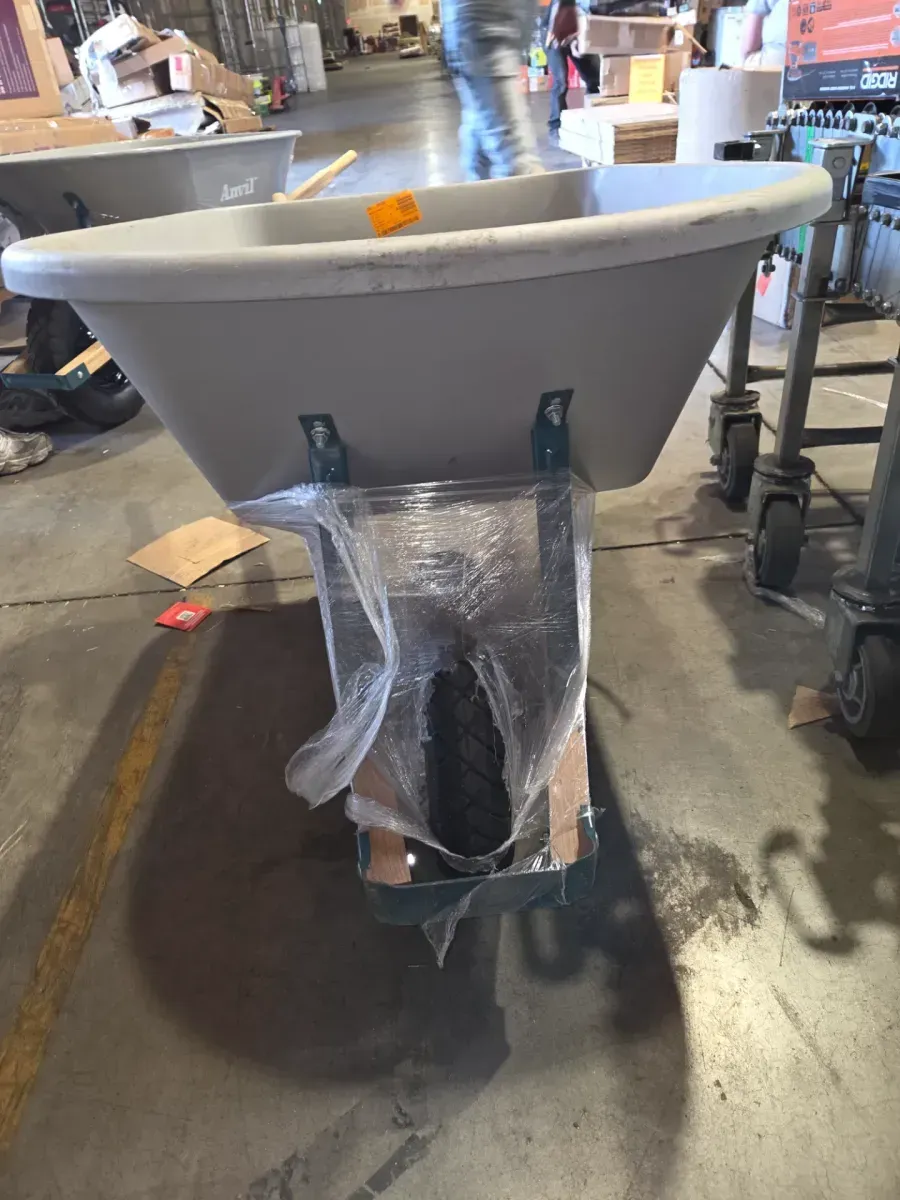 5 cu. ft. Poly With Wood Handles - image 4