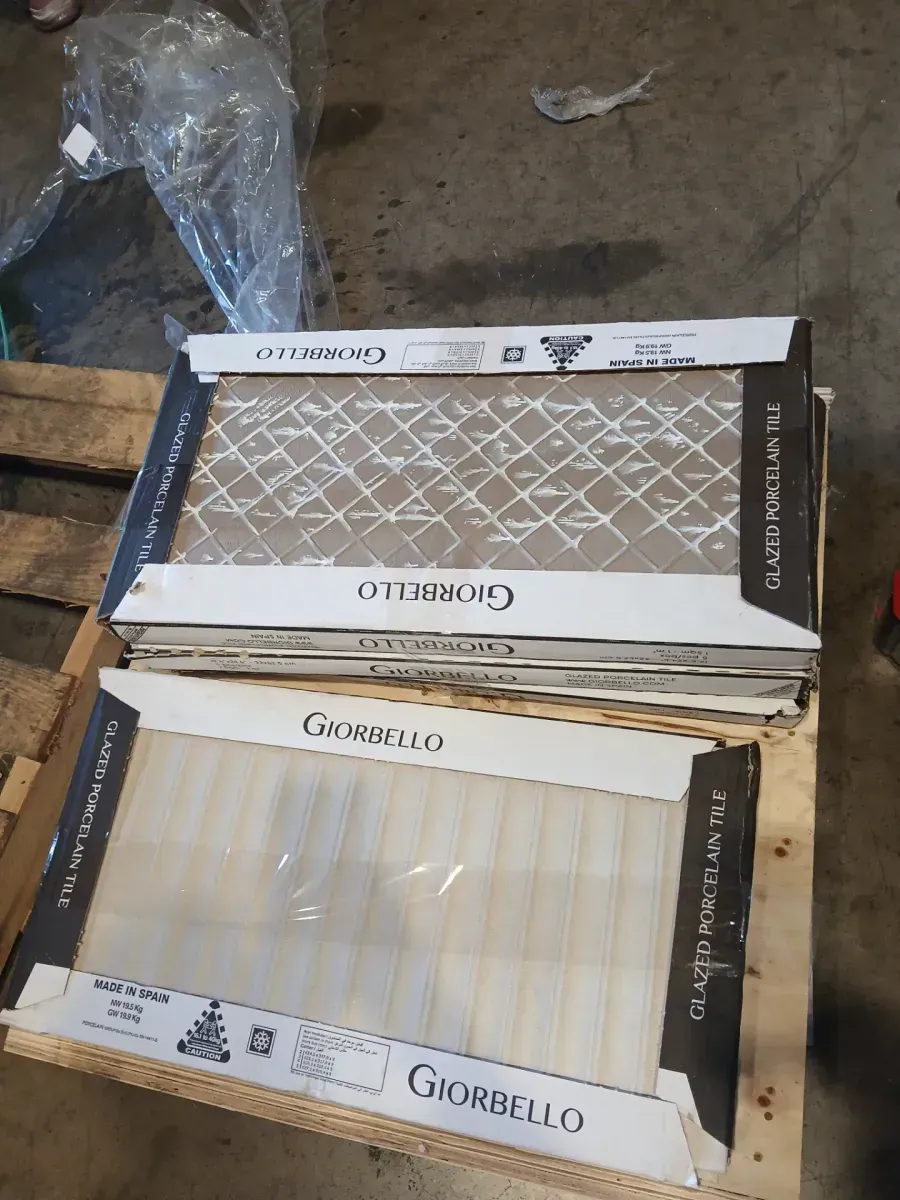 *** Case of 4 ( 43.04 sq. ft./Case)*** Giorbello Spanish Pureform Natural Deco Cream 12 in. x 24 in. Matte 3D Fluted Porcelain Wall Tile (5-Pieces, 10.76 sq. ft./Case) - image 3