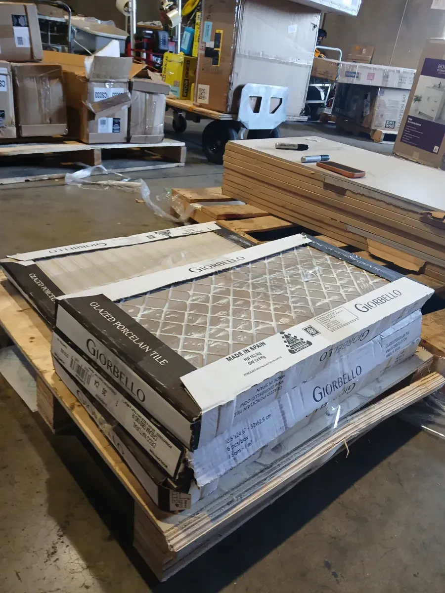 *** Case of 4 ( 43.04 sq. ft./Case)*** Giorbello Spanish Pureform Natural Deco Cream 12 in. x 24 in. Matte 3D Fluted Porcelain Wall Tile (5-Pieces, 10.76 sq. ft./Case) - image 4