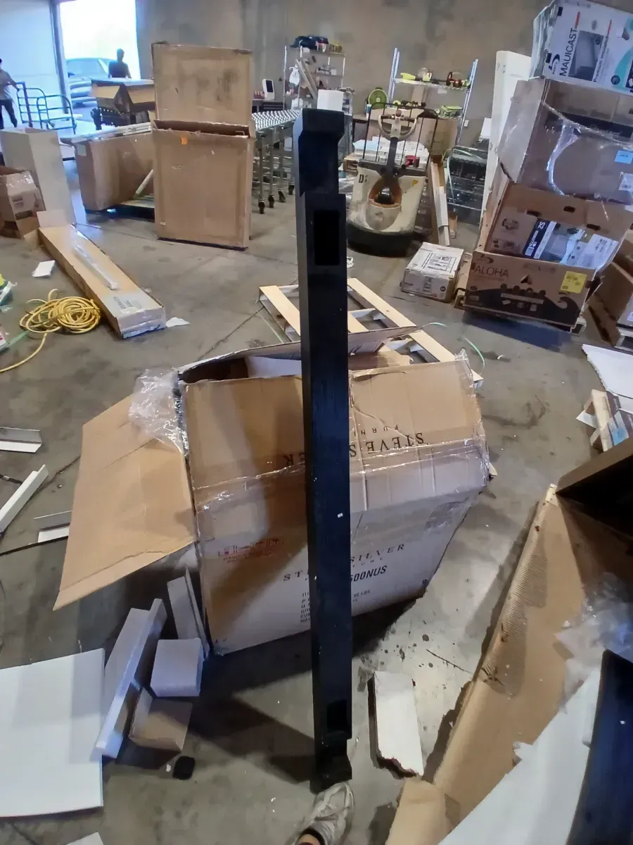 Aubrey 7-Piece 78-96" Dining Table Set With 2 Upholstered Parsons Chairs, Brown - image 4