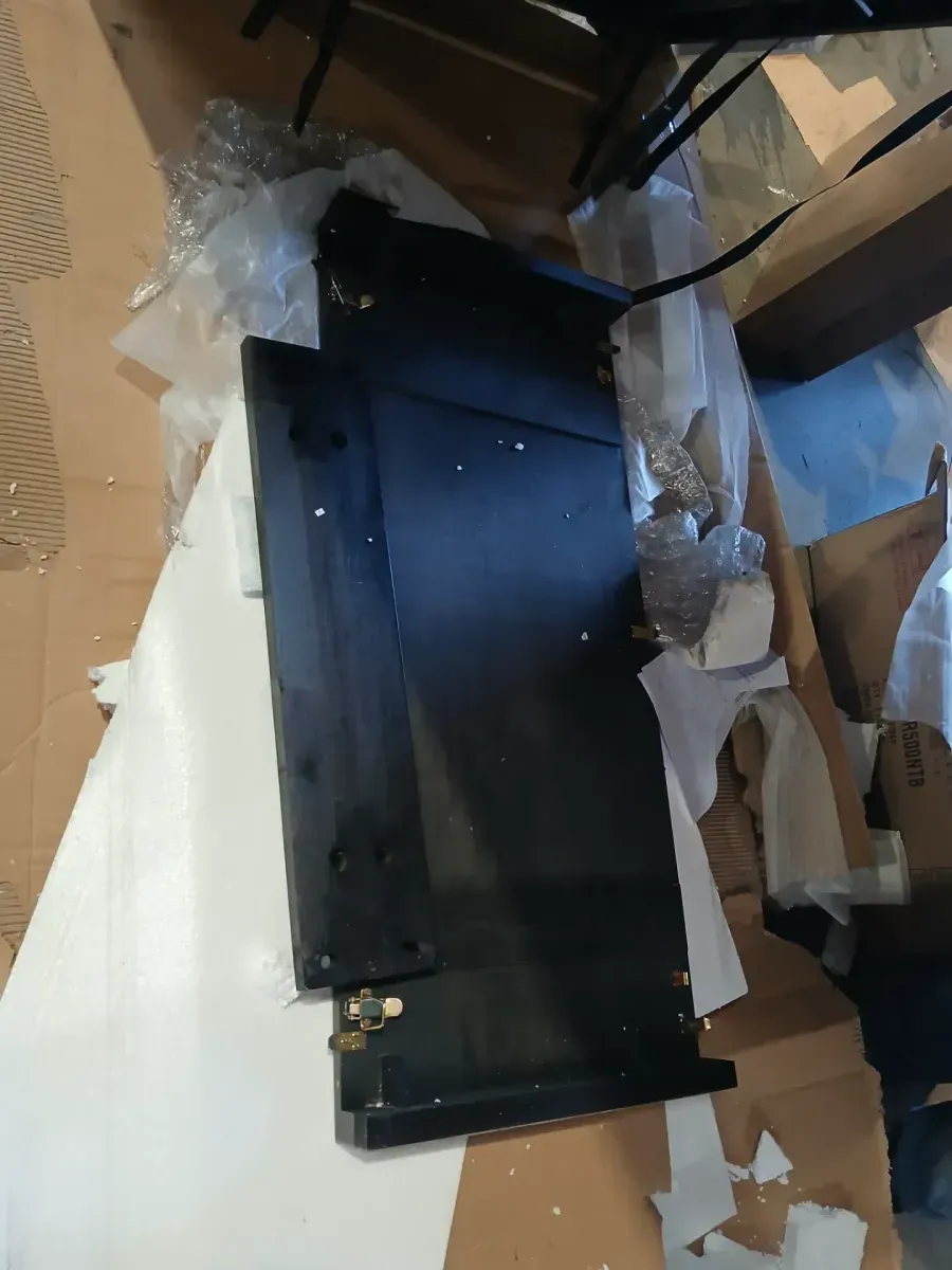 Aubrey 7-Piece 78-96" Dining Table Set With 2 Upholstered Parsons Chairs, Brown - image 5