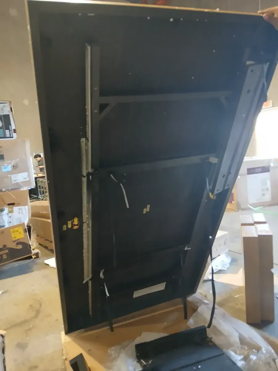 Aubrey 7-Piece 78-96" Dining Table Set With 2 Upholstered Parsons Chairs, Brown - image 6