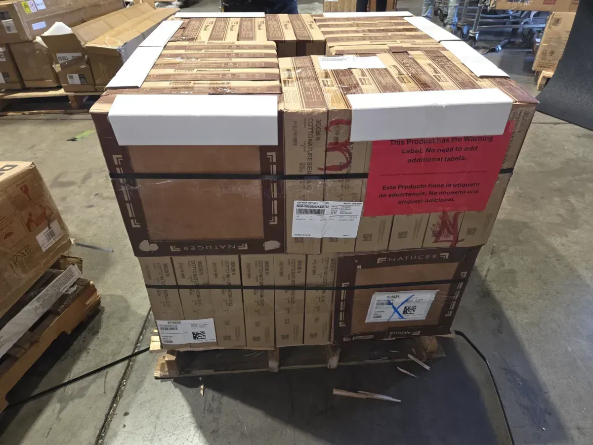 *** case of 48(516.48 sq. ft./Case) one of the boxes has piece broken ***Cotto Nature 14 in. x 14 in. Glossy Siena Porcelain Floor Tile (10.76 sq. ft./Case) - image 1