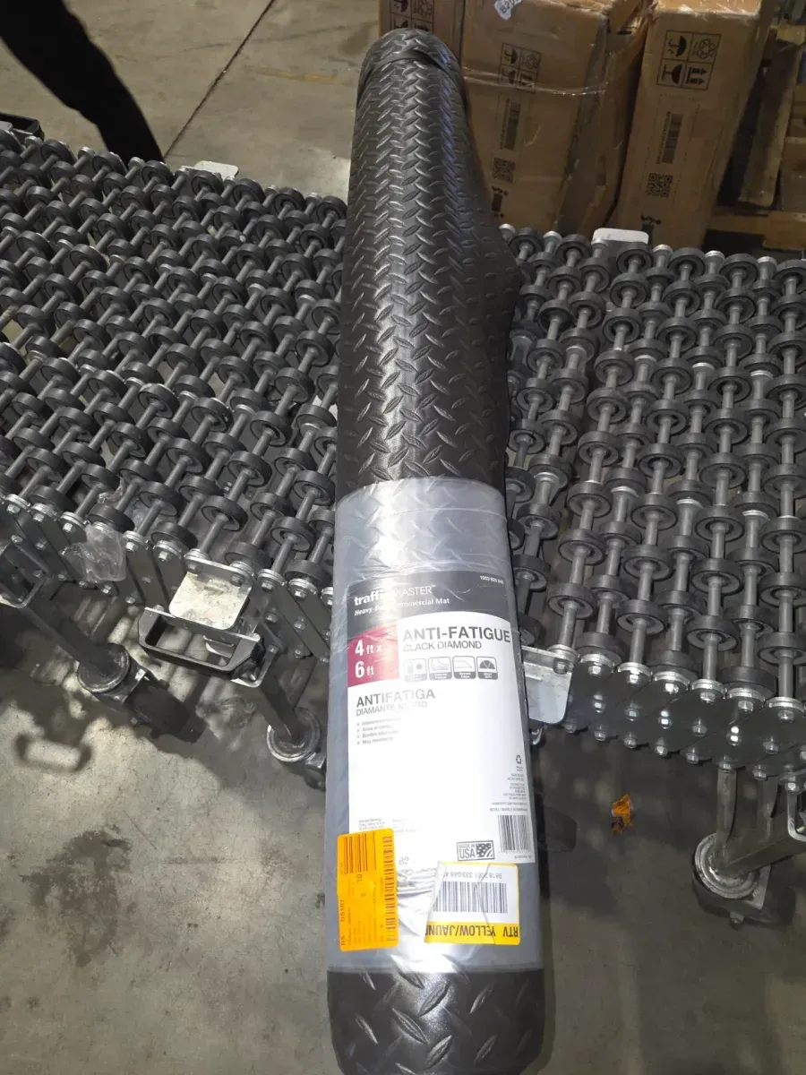 Diamond Soft Foot Black 4 ft. x 6 ft. Indoor Outdoor Commercial Door Mat - image 2