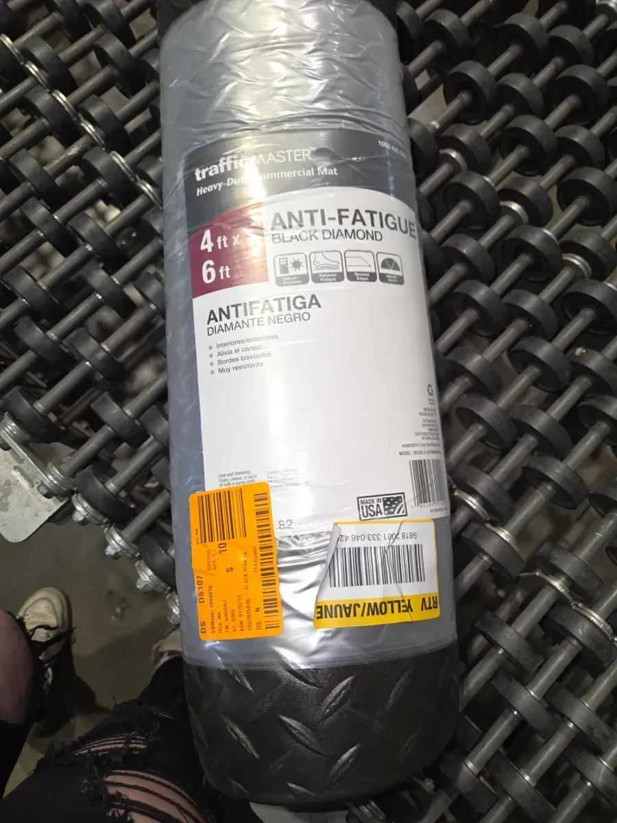 Diamond Soft Foot Black 4 ft. x 6 ft. Indoor Outdoor Commercial Door Mat - image 4