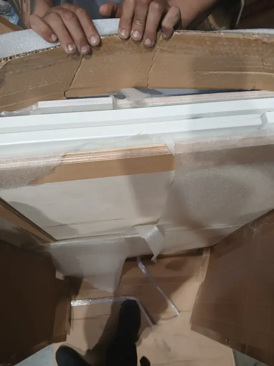 Brookings Solid Wood Ready to Assemble Shaker 48 in. x 34.5 in. x 24 in. 2 Door Base Kitchen Cabinet Sink SB48 in White - image 4