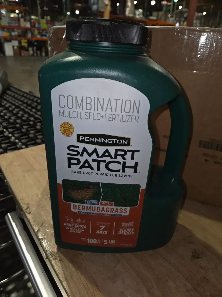 ***pack of 4***Smart Patch Bermudagrass 5 lb. 100 sq. ft. Grass Seed Bare Spot Repair with Mulch and Fertilizer - image 2