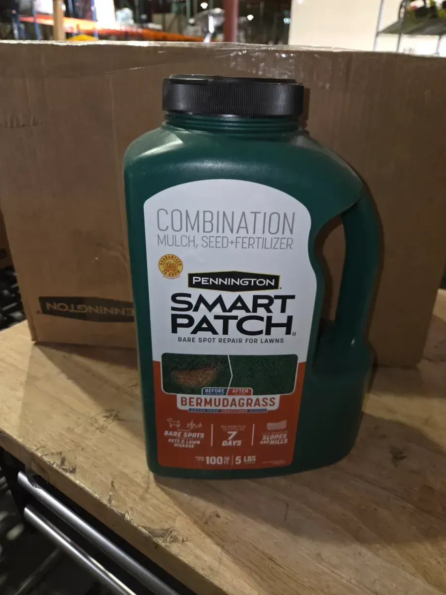 ***pack of 4***Smart Patch Bermudagrass 5 lb. 100 sq. ft. Grass Seed Bare Spot Repair with Mulch and Fertilizer - image 2
