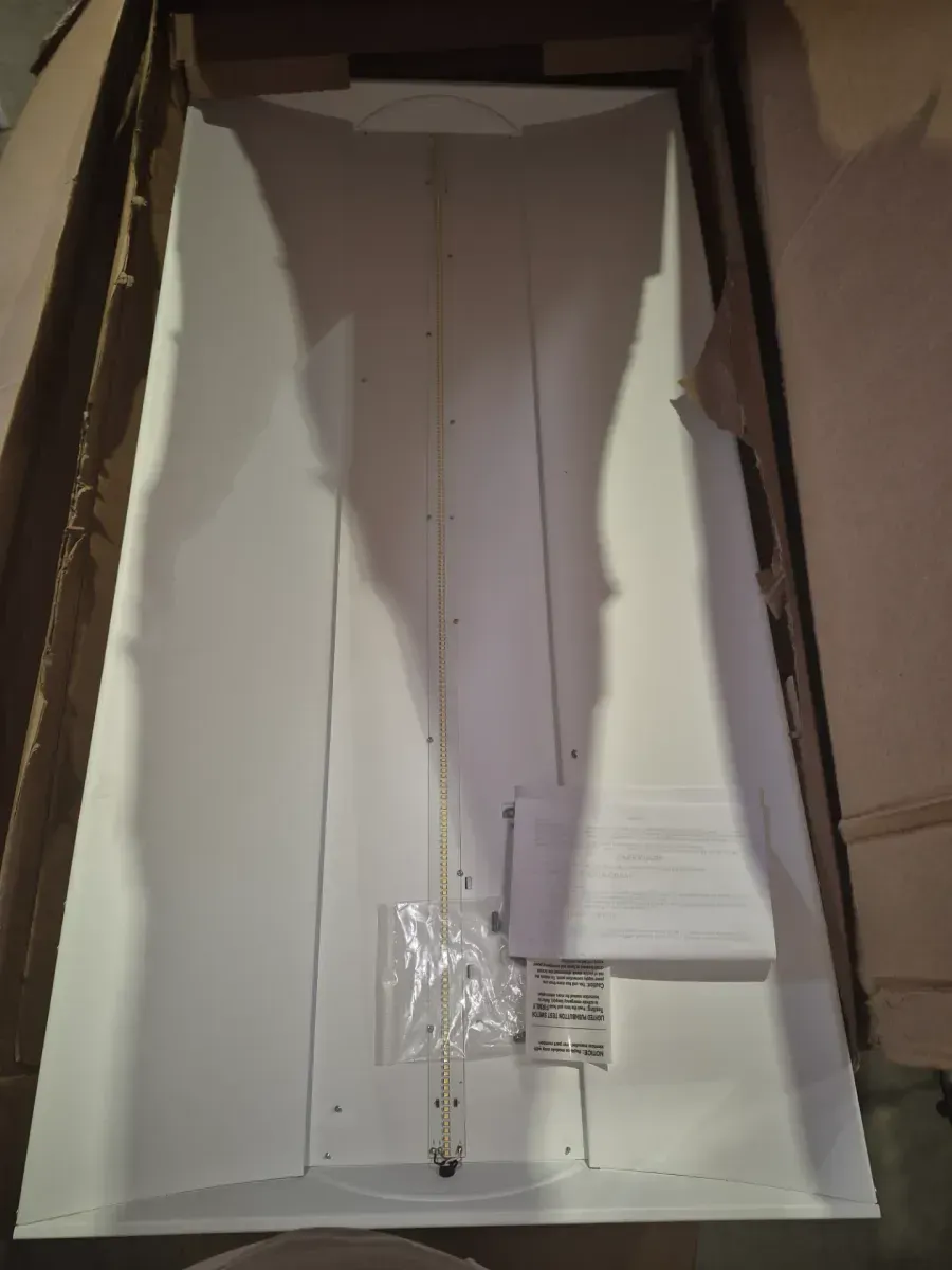 Contractor Select STAKS 2 ft. x 4 ft. 4000/5000/6000 Lumens White Integrated LED Troffer with Battery Backup - image 3