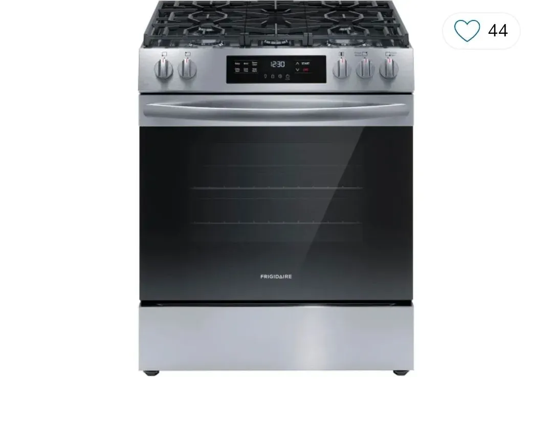 Frigidaire 30 In. Stainless Steel Front Control Gas Range With Quick Boil - image 1