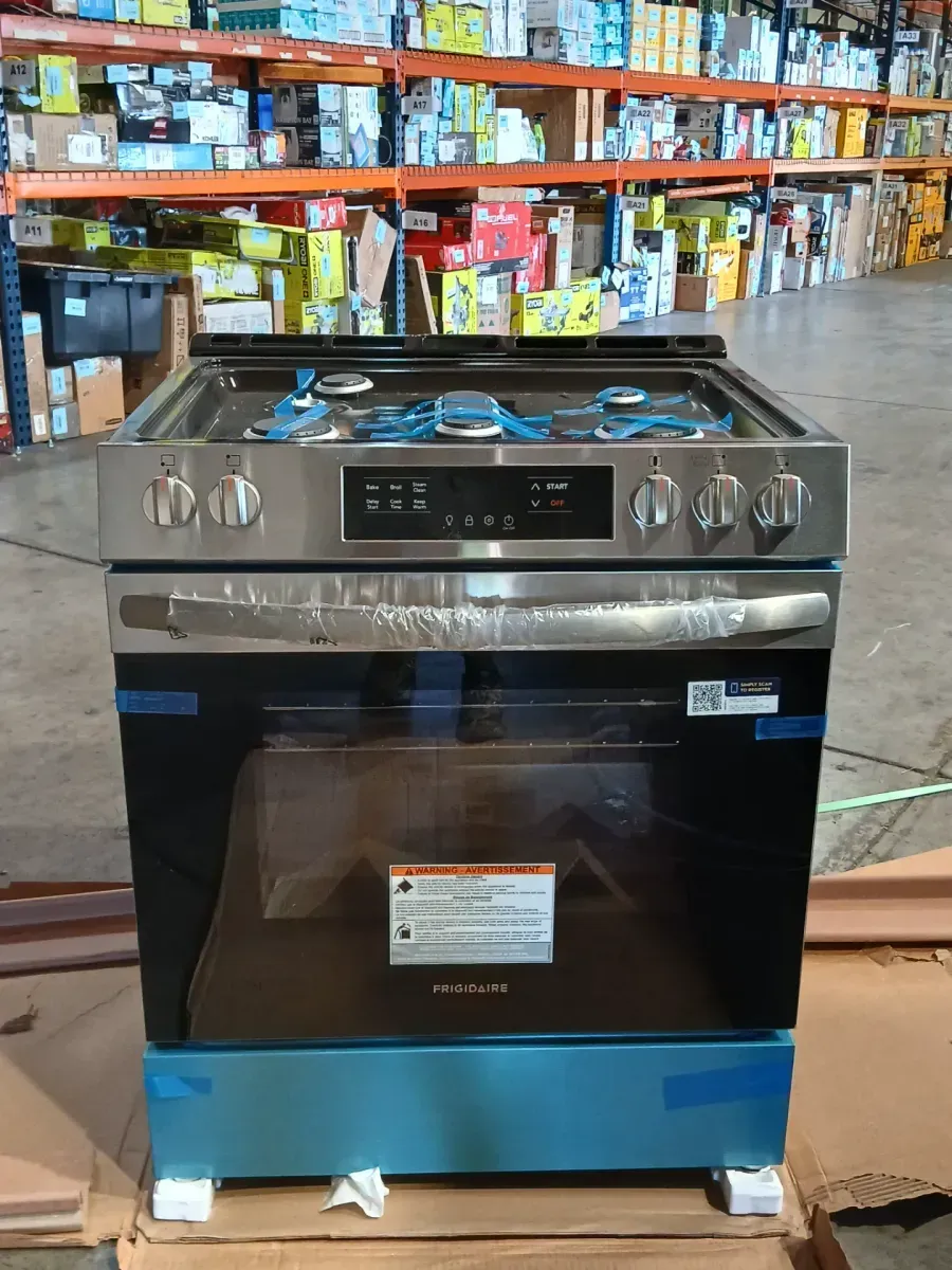 Frigidaire 30 In. Stainless Steel Front Control Gas Range With Quick Boil - image 2