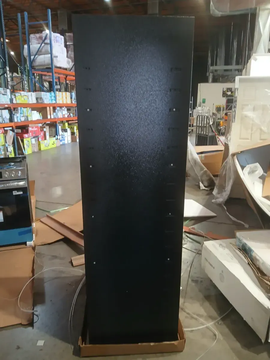 Premier 36 in. W x 84 in. H x 24 in. D 18 Gauge 4-Shelf Welded Steel Freestanding Cabinet in Silver Tread - image 3