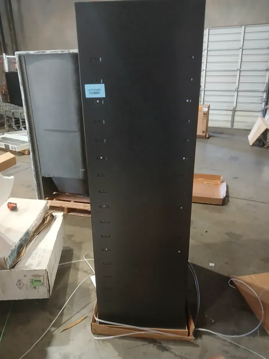 Premier 36 in. W x 84 in. H x 24 in. D 18 Gauge 4-Shelf Welded Steel Freestanding Cabinet in Silver Tread - image 4