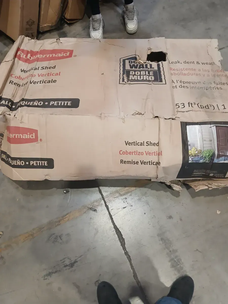 2 ft. 4 in. x 4 ft. 8 in. Small Vertical Resin Storage Shed - image 2