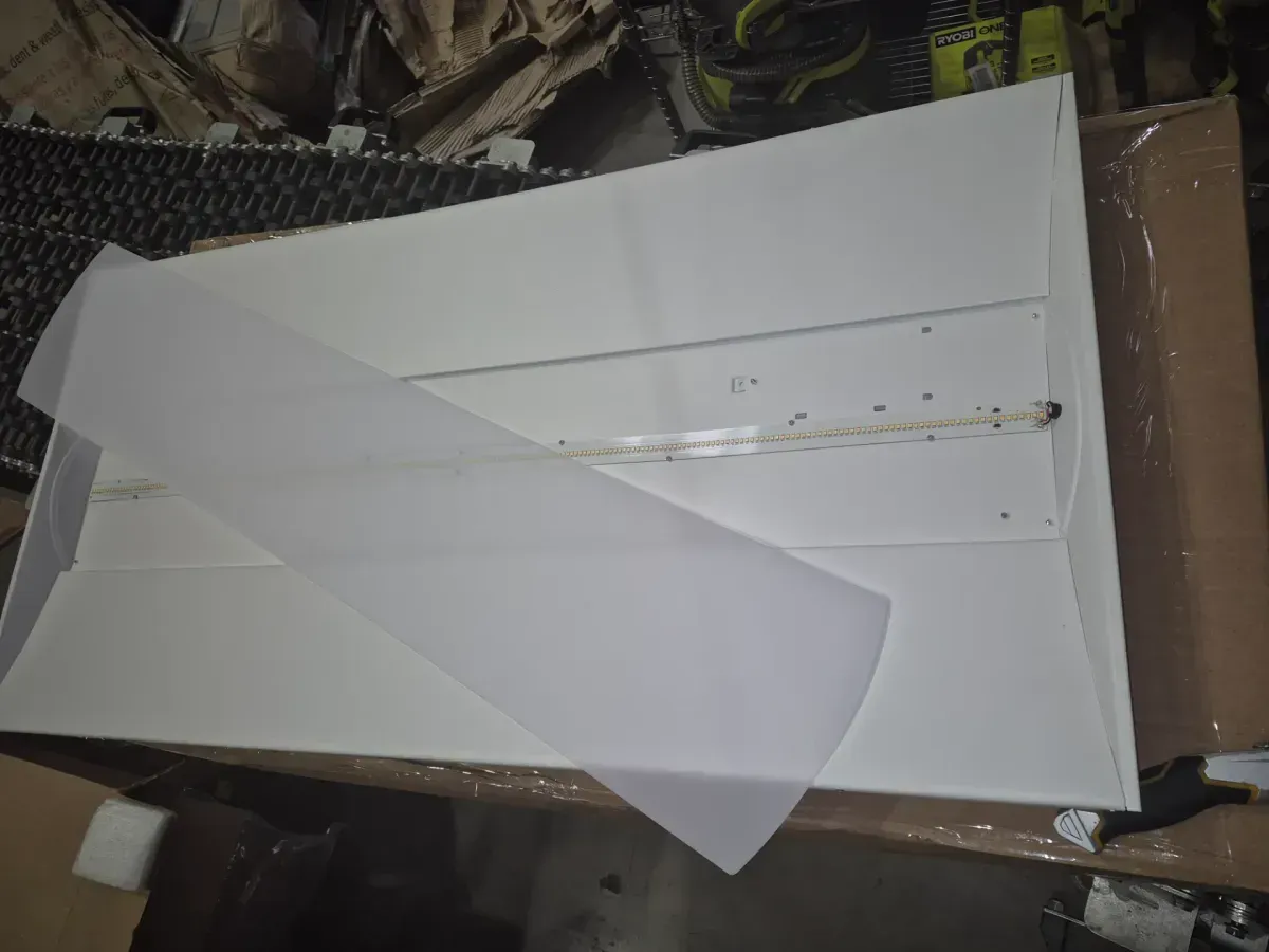 Contractor Select STAKS 2 ft. x 4 ft. 4000/5000/6000 Lumens White Integrated LED Troffer with Battery Backup - image 3