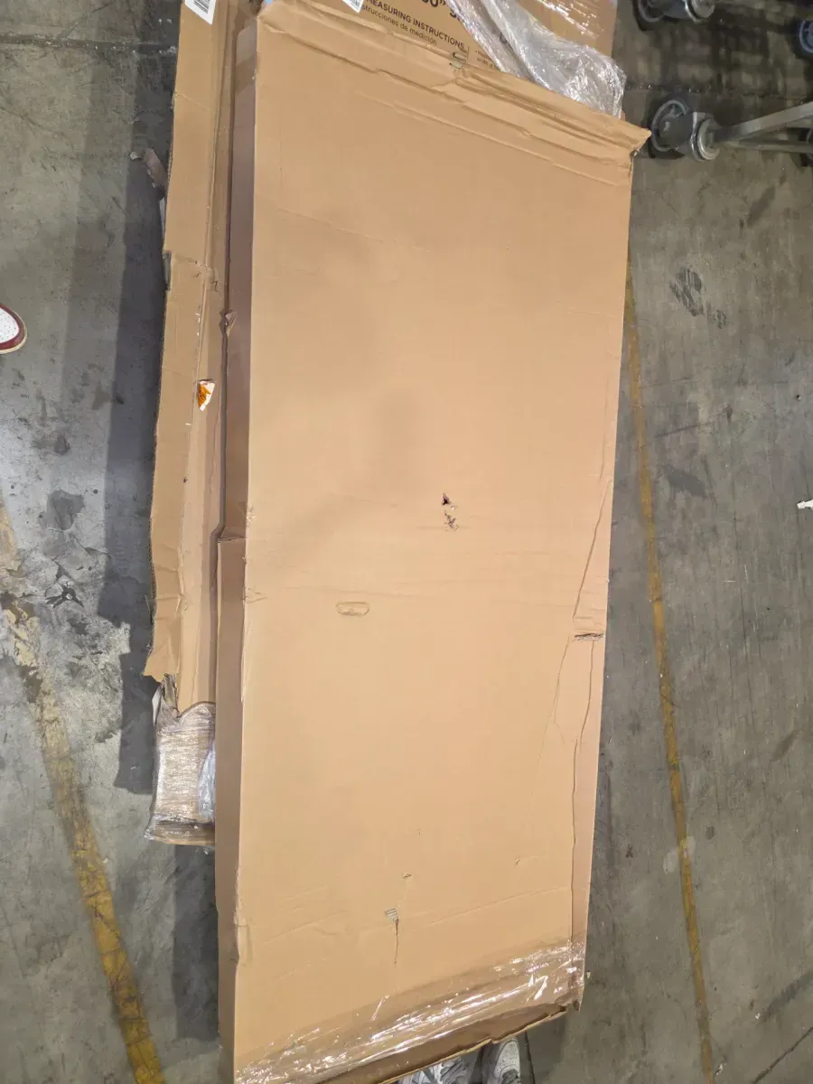 Commix 54-3/8 to 60 in. W x 76 in. H Frameless Exposed Roller Sliding Shower Door in Chrome with 5/16 in. Clear Glass - image 5